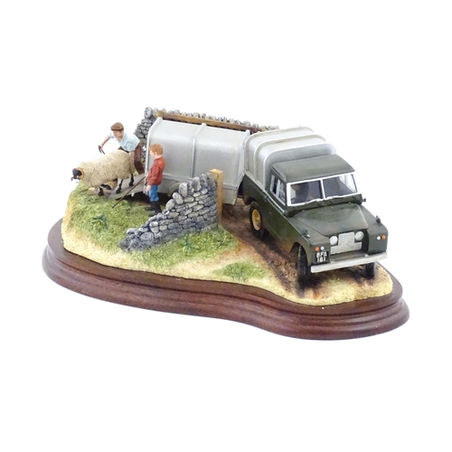 865 - A Border Fine Arts limited edition model Back from the Auction by Ray Ayres, model no. B0976. Limite... 