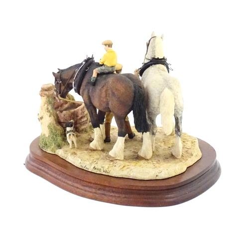 866 - A Border Fine Arts limited edition model You Can Lead a Horse to Water... by Anne Wall, model no. BF... 