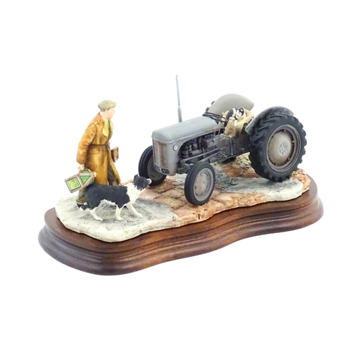 868 - A Border Fine Arts James Herriot model An Early Start by Ray Ayres, model no. JH91. Model approx. 9 ... 