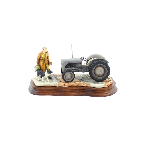 868 - A Border Fine Arts James Herriot model An Early Start by Ray Ayres, model no. JH91. Model approx. 9 ... 