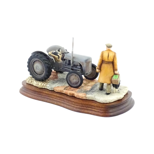 868 - A Border Fine Arts James Herriot model An Early Start by Ray Ayres, model no. JH91. Model approx. 9 ... 