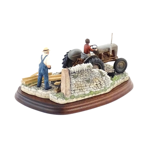 869 - A Border Fine Arts model Golden Memories by Ray Ayres, model no. B0799. With a certificate. Model ap... 