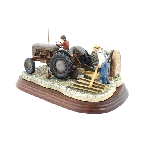 869 - A Border Fine Arts model Golden Memories by Ray Ayres, model no. B0799. With a certificate. Model ap... 