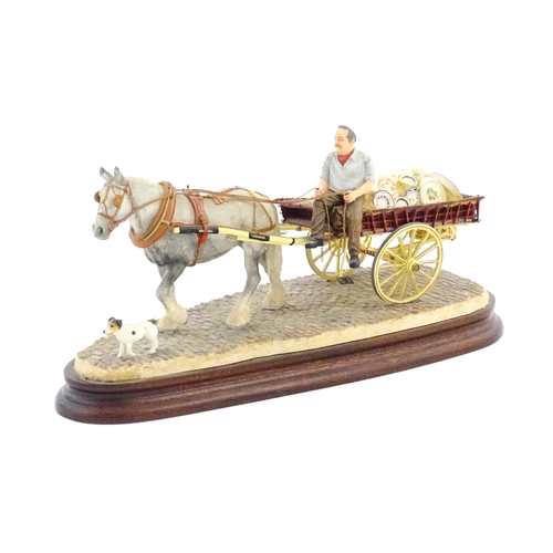 870 - A Border Fine Arts limited edition model Pot Cart by Ray Ayres, model no. B1015. Limited edition no.... 