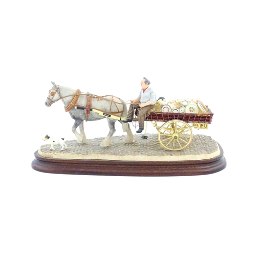 870 - A Border Fine Arts limited edition model Pot Cart by Ray Ayres, model no. B1015. Limited edition no.... 