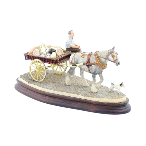 870 - A Border Fine Arts limited edition model Pot Cart by Ray Ayres, model no. B1015. Limited edition no.... 