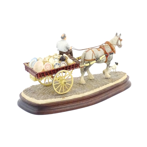 870 - A Border Fine Arts limited edition model Pot Cart by Ray Ayres, model no. B1015. Limited edition no.... 