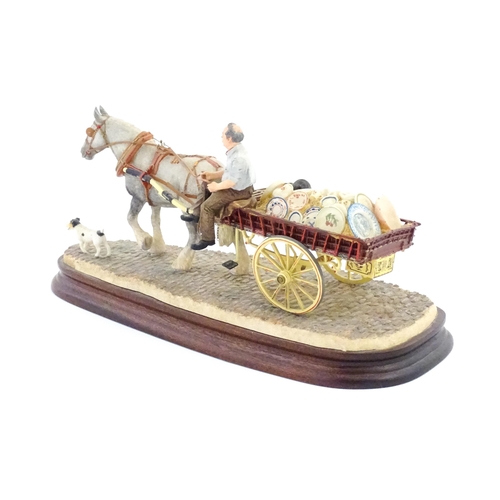 870 - A Border Fine Arts limited edition model Pot Cart by Ray Ayres, model no. B1015. Limited edition no.... 