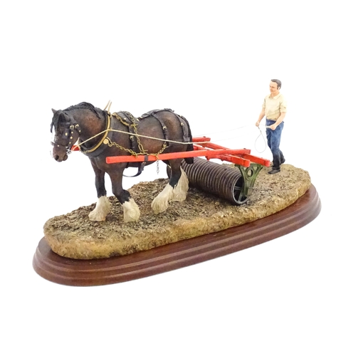 877 - A Border Fine Arts James Herriot model Lightly Rolled by Hans Kendrick, model no. A8918. Model appro... 