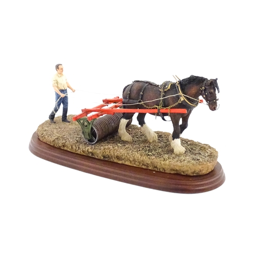 877 - A Border Fine Arts James Herriot model Lightly Rolled by Hans Kendrick, model no. A8918. Model appro... 