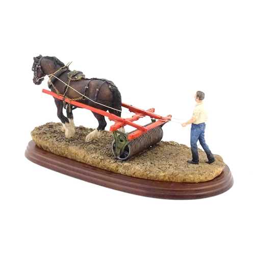 877 - A Border Fine Arts James Herriot model Lightly Rolled by Hans Kendrick, model no. A8918. Model appro... 