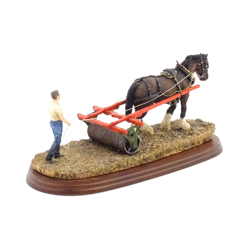 877 - A Border Fine Arts James Herriot model Lightly Rolled by Hans Kendrick, model no. A8918. Model appro... 