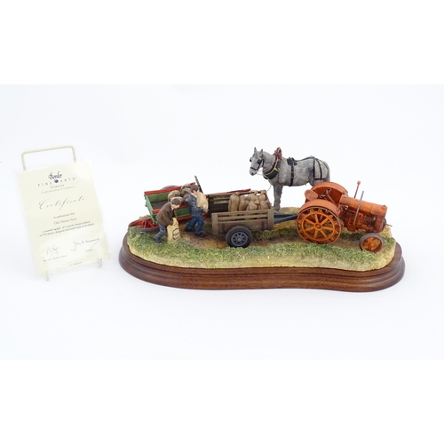 879 - A Border Fine Arts limited edition model Old Meets New by Ray Ayres, model no. B1057. Limited editio... 