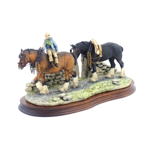 882 - A Border Fine Arts James Herriot model Coming Home by Judy Boyt. Model no. JH9A. Model approx. 13 1/... 