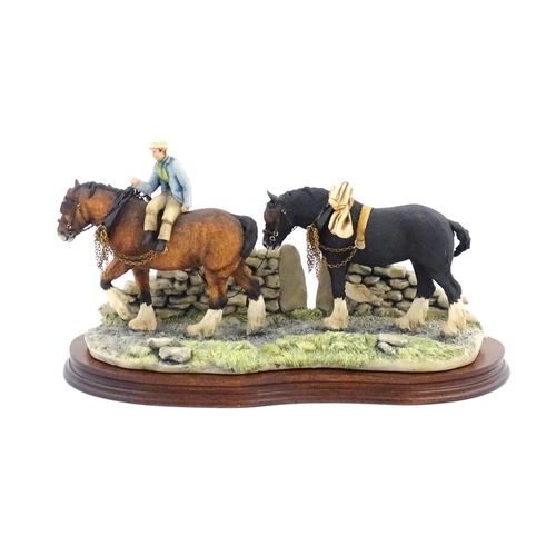 882 - A Border Fine Arts James Herriot model Coming Home by Judy Boyt. Model no. JH9A. Model approx. 13 1/... 