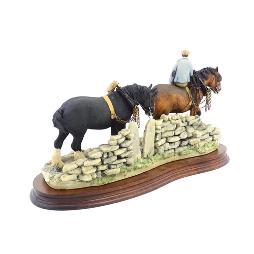 882 - A Border Fine Arts James Herriot model Coming Home by Judy Boyt. Model no. JH9A. Model approx. 13 1/... 