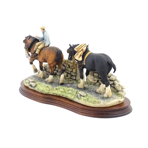 882 - A Border Fine Arts James Herriot model Coming Home by Judy Boyt. Model no. JH9A. Model approx. 13 1/... 