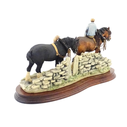 882 - A Border Fine Arts James Herriot model Coming Home by Judy Boyt. Model no. JH9A. Model approx. 13 1/... 