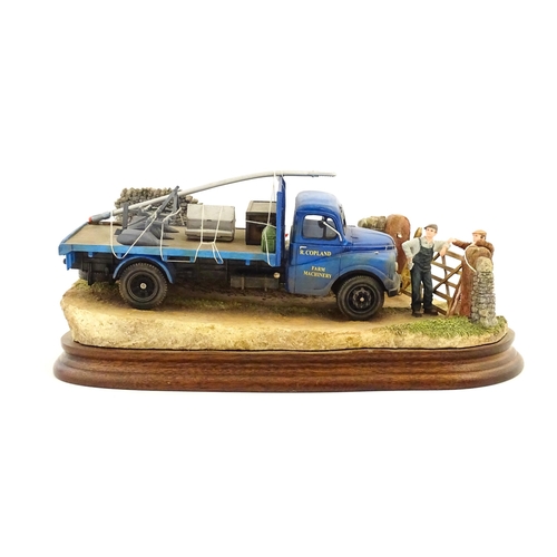 883 - A Border Fine Arts limited edition model 3 Mile Back Up T' Road by Ray Ayres, model no. B1001. Limit... 