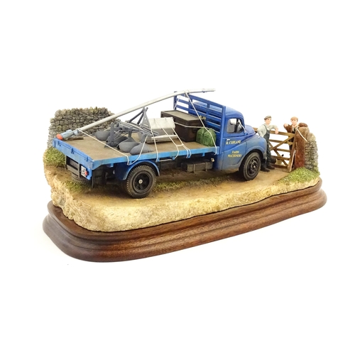 883 - A Border Fine Arts limited edition model 3 Mile Back Up T' Road by Ray Ayres, model no. B1001. Limit... 