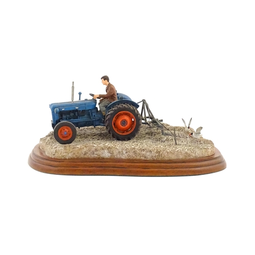 884 - A Border Fine Arts model Ridging Up by Ray Ayres, model no. A2141. Signed by Ayres and dated 2002 un... 