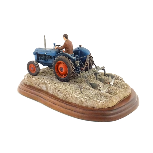 884 - A Border Fine Arts model Ridging Up by Ray Ayres, model no. A2141. Signed by Ayres and dated 2002 un... 