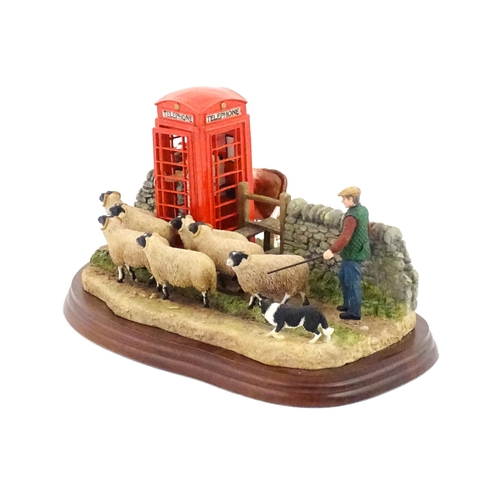 886 - A Border Fine Arts James Herriot model Right of Way by Hans Kendrick, model no. A6026. Model approx.... 