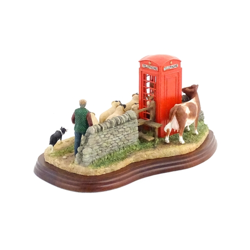 886 - A Border Fine Arts James Herriot model Right of Way by Hans Kendrick, model no. A6026. Model approx.... 