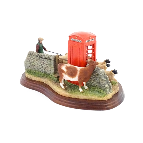 886 - A Border Fine Arts James Herriot model Right of Way by Hans Kendrick, model no. A6026. Model approx.... 