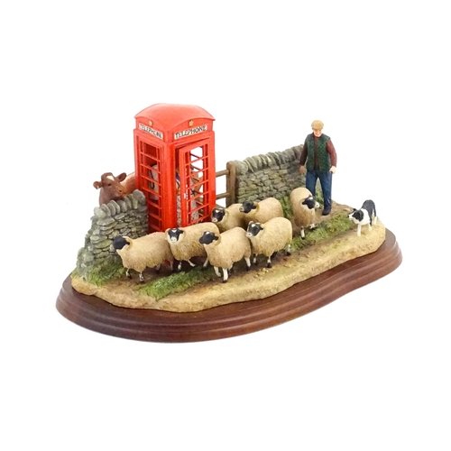 886 - A Border Fine Arts James Herriot model Right of Way by Hans Kendrick, model no. A6026. Model approx.... 