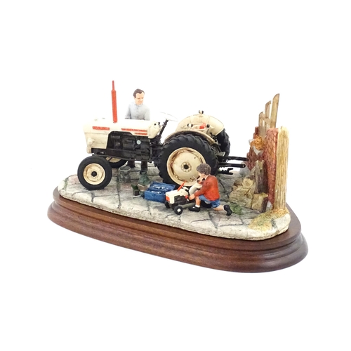 887 - A Border Fine Arts model Like Father Like Son by Ray Ayres, model no. B0859. With certificate. Appro... 