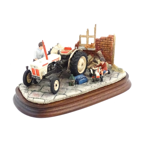 887 - A Border Fine Arts model Like Father Like Son by Ray Ayres, model no. B0859. With certificate. Appro... 