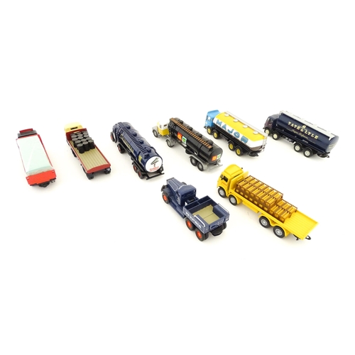 840 - Toys: A quantity of die cast scale model Corgi Toys to include a Scammell Highwayman Tanker Guinness... 