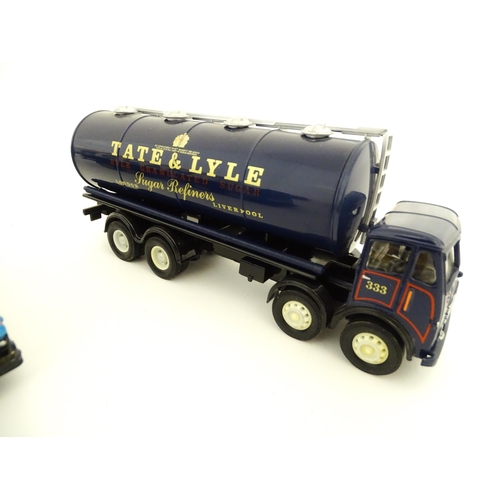 840 - Toys: A quantity of die cast scale model Corgi Toys to include a Scammell Highwayman Tanker Guinness... 