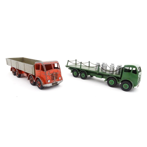 841 - Toys: A quantity of die cast scale model Dinky Toys / Dinky Supertoys to include Guy Flat Truck with... 