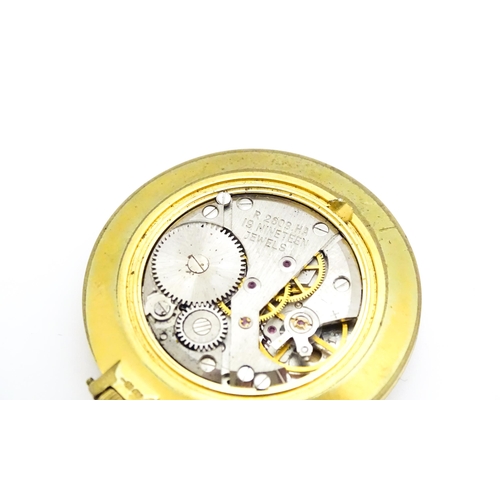 764 - A Sekonda watch movement, the case signed Raketa Watch Factory USSR. Together with a pocket watch ca... 