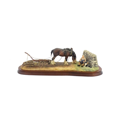 895 - A Border Fine Arts limited edition model Ploughmans Lunch by Anne Wall, model no. B0090B. Limited ed... 