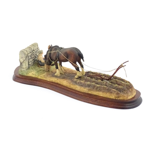 895 - A Border Fine Arts limited edition model Ploughmans Lunch by Anne Wall, model no. B0090B. Limited ed... 