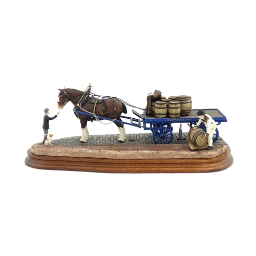 896 - A Border Fine Arts limited edition model Guinness Dray by Ray Ayres, no. B0838. Limited edition no. ... 