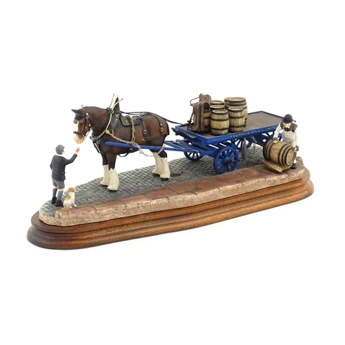 896 - A Border Fine Arts limited edition model Guinness Dray by Ray Ayres, no. B0838. Limited edition no. ... 