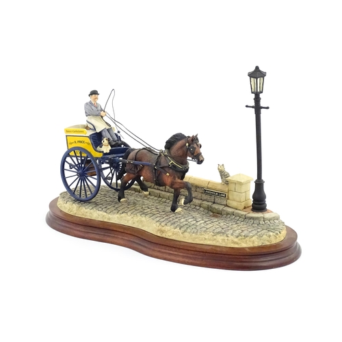 898 - A Border Fine Arts limited edition model Delivered Warm by Ray Ayres, model no. B0040. Limited editi... 