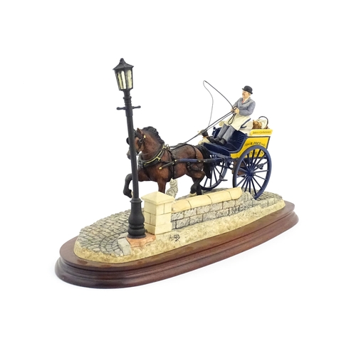 898 - A Border Fine Arts limited edition model Delivered Warm by Ray Ayres, model no. B0040. Limited editi... 