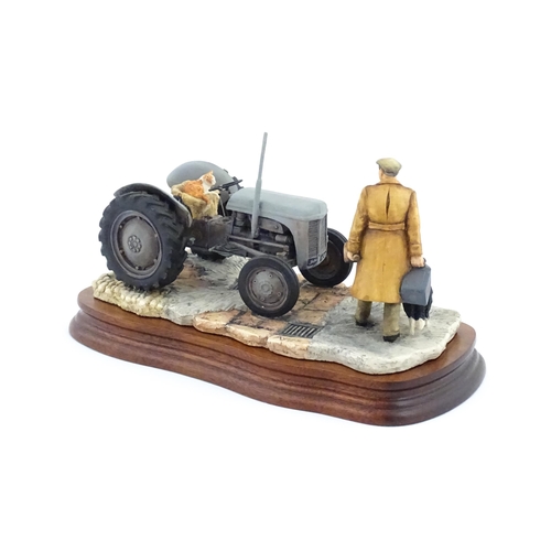 899 - A Border Fine Arts James Herriot model An Early Start by Ray Ayres, model no. JH91. Model approx. 9 ... 