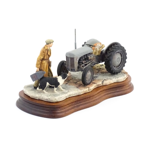 899 - A Border Fine Arts James Herriot model An Early Start by Ray Ayres, model no. JH91. Model approx. 9 ... 