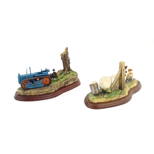 906 - Two Border Fine Arts models comprising Clearing Out by Ray Ayres, model no. A6343, and Pulling a Fas... 