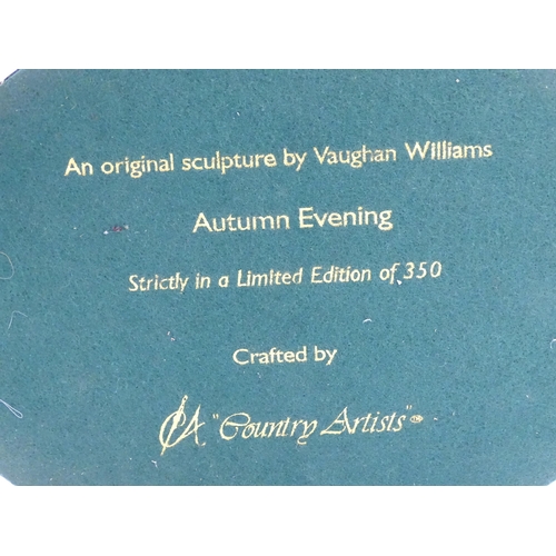 923 - A Country Artists limited edition model Autumn Evening by Vaughan Williams. Model approx. 9