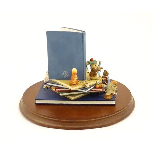 927 - A Westminster Editions Beatrix Potter Peter Rabbit Centenary model depicting characters from Peter R... 