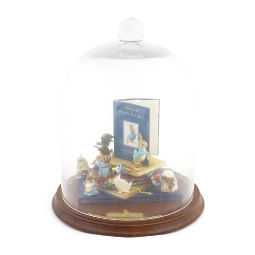 927 - A Westminster Editions Beatrix Potter Peter Rabbit Centenary model depicting characters from Peter R... 