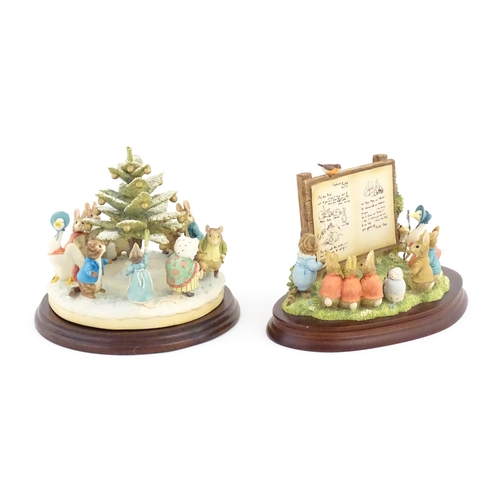 929 - Two Border Fine Arts Beatrix Potter models comprising Millennium special Tableau model no. 669814, a... 