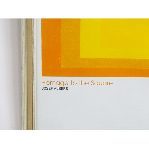 1707 - After Josef Albers (1888-1976), Lithograph, Homage to the Square, 1969 - Modern Masters Collection. ... 